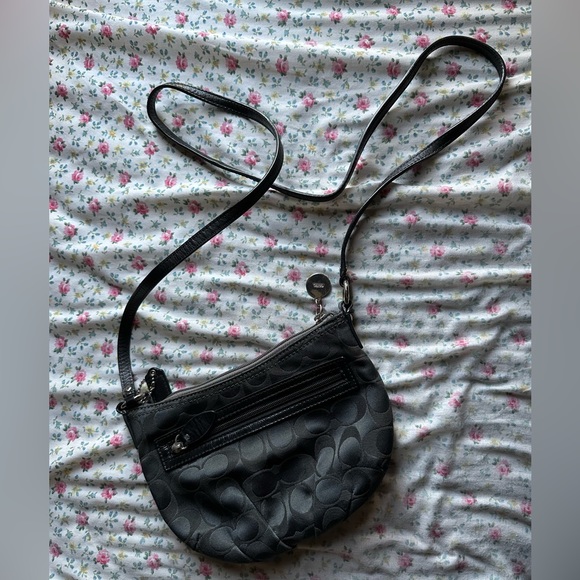 Coach Handbags - Coach signature small crossbody in Dark Grey